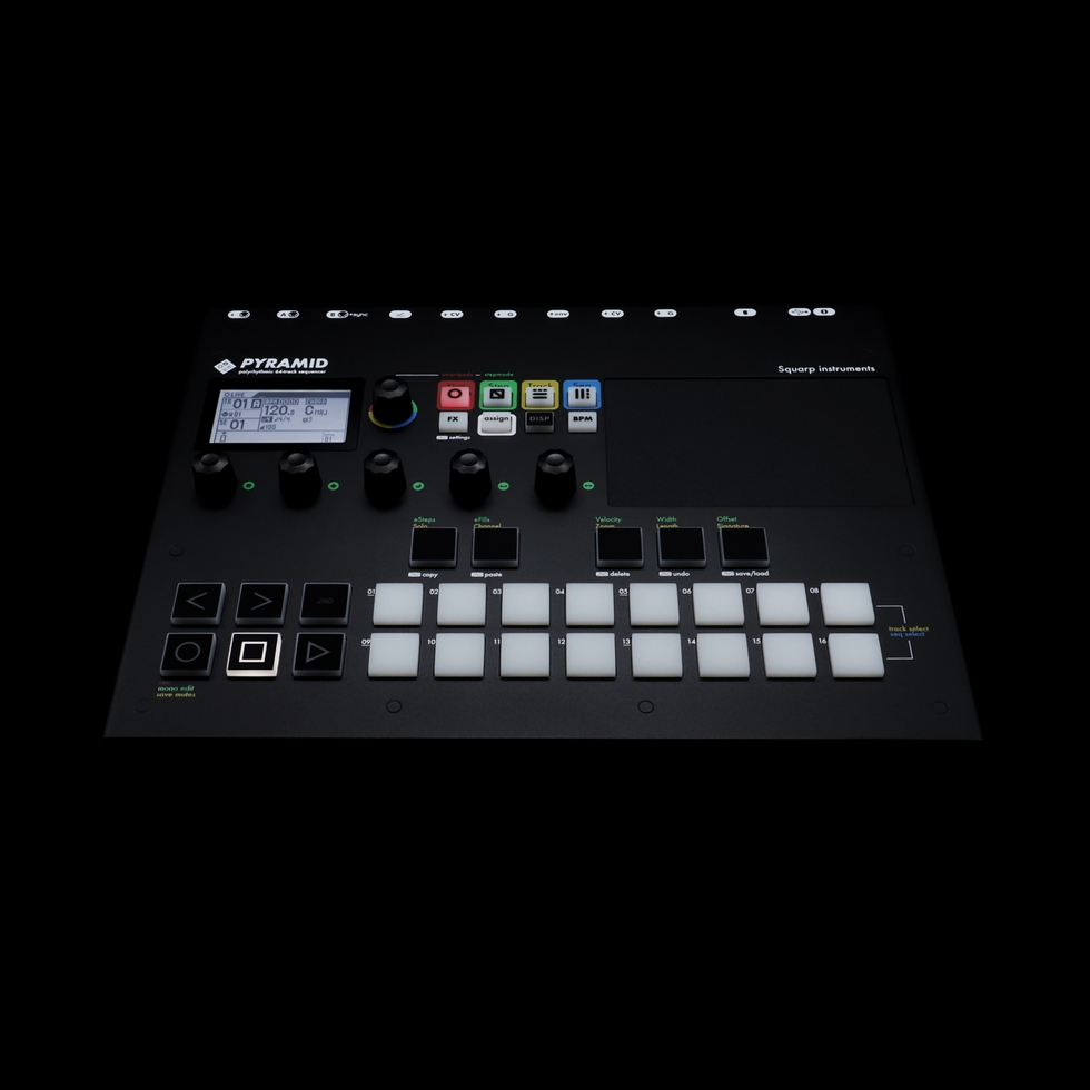 Pyramid mk3 polyrhythmic sequencer